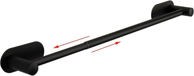 TocTen Self Adhesive Towel Bar, Stick Bath Towel Rack for Bathroom Adjustable 16-24", Stainless S... | Amazon (US)