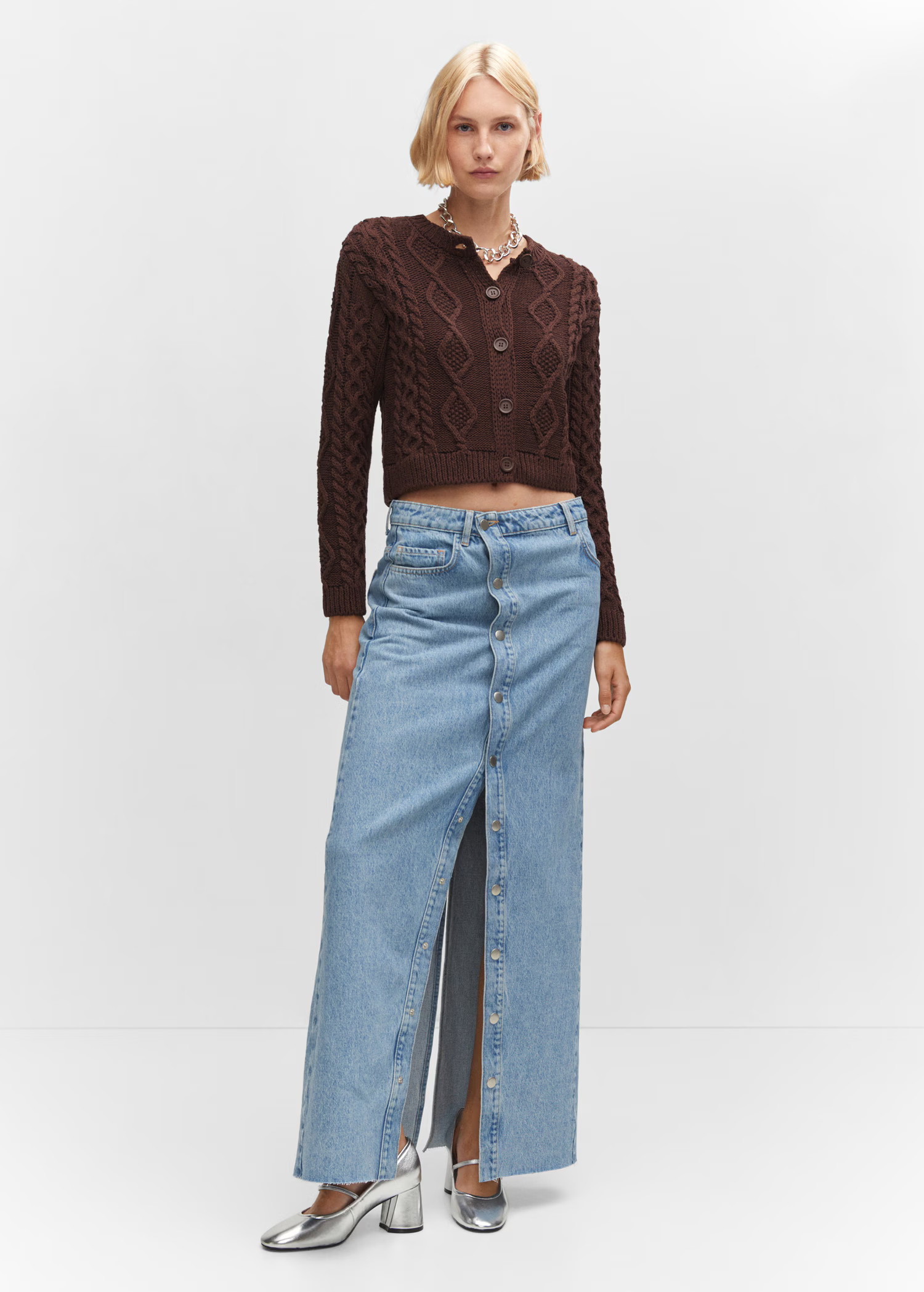 Cable-knit cardigan | Mango (US/MX/AU)