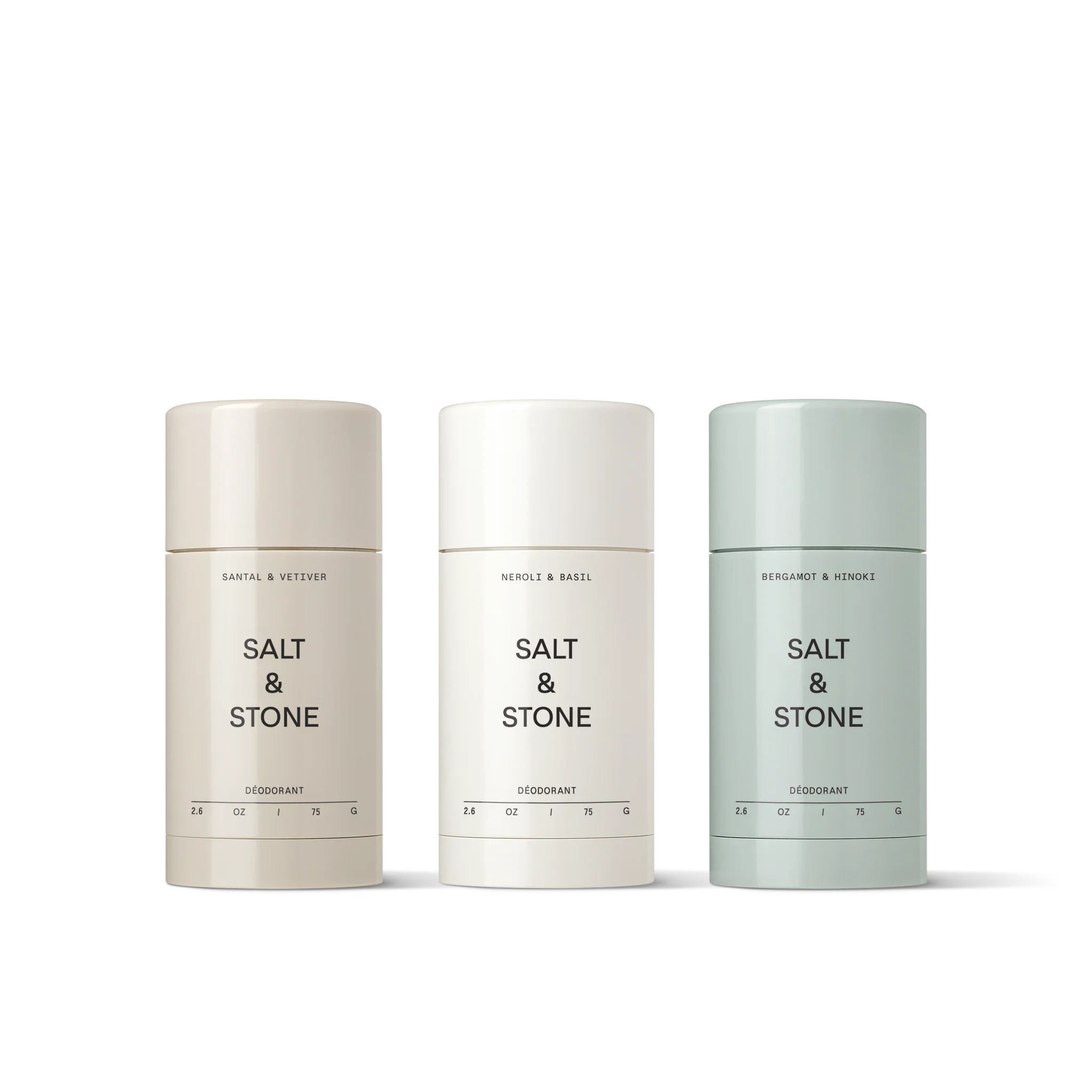 Deodorant Trio | Salt & Stone