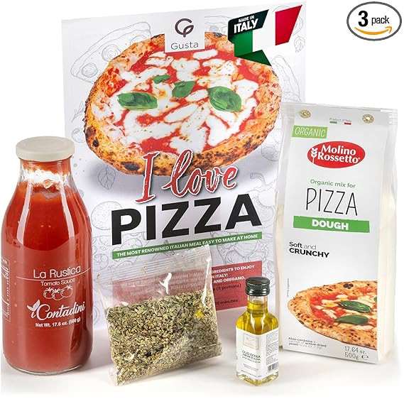 Gusta Pizza Meal Kit - Made in Italy - Gourmet Italian Food Lovers - Italian Gift Basket Gourmet ... | Amazon (US)
