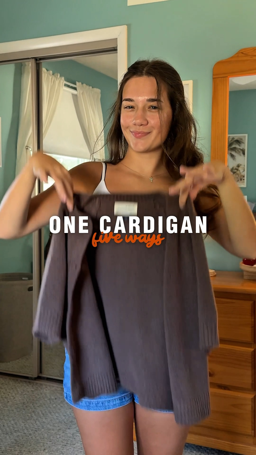 one cardigan, five ways!! Obsessed with this cardigan from target!!