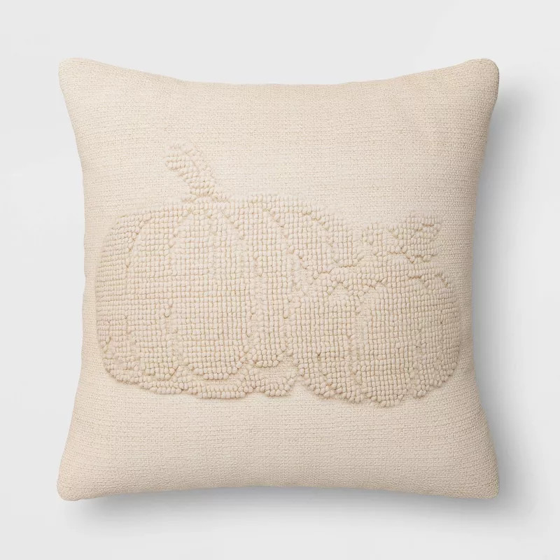 Tufted Pumpkin Throw Pillow - Threshold™ | Target