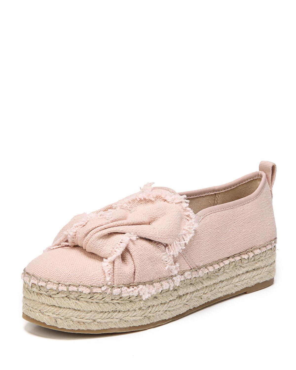 Cabrera Heavy Woven Canvas Platform Espadrille | Neiman Marcus
