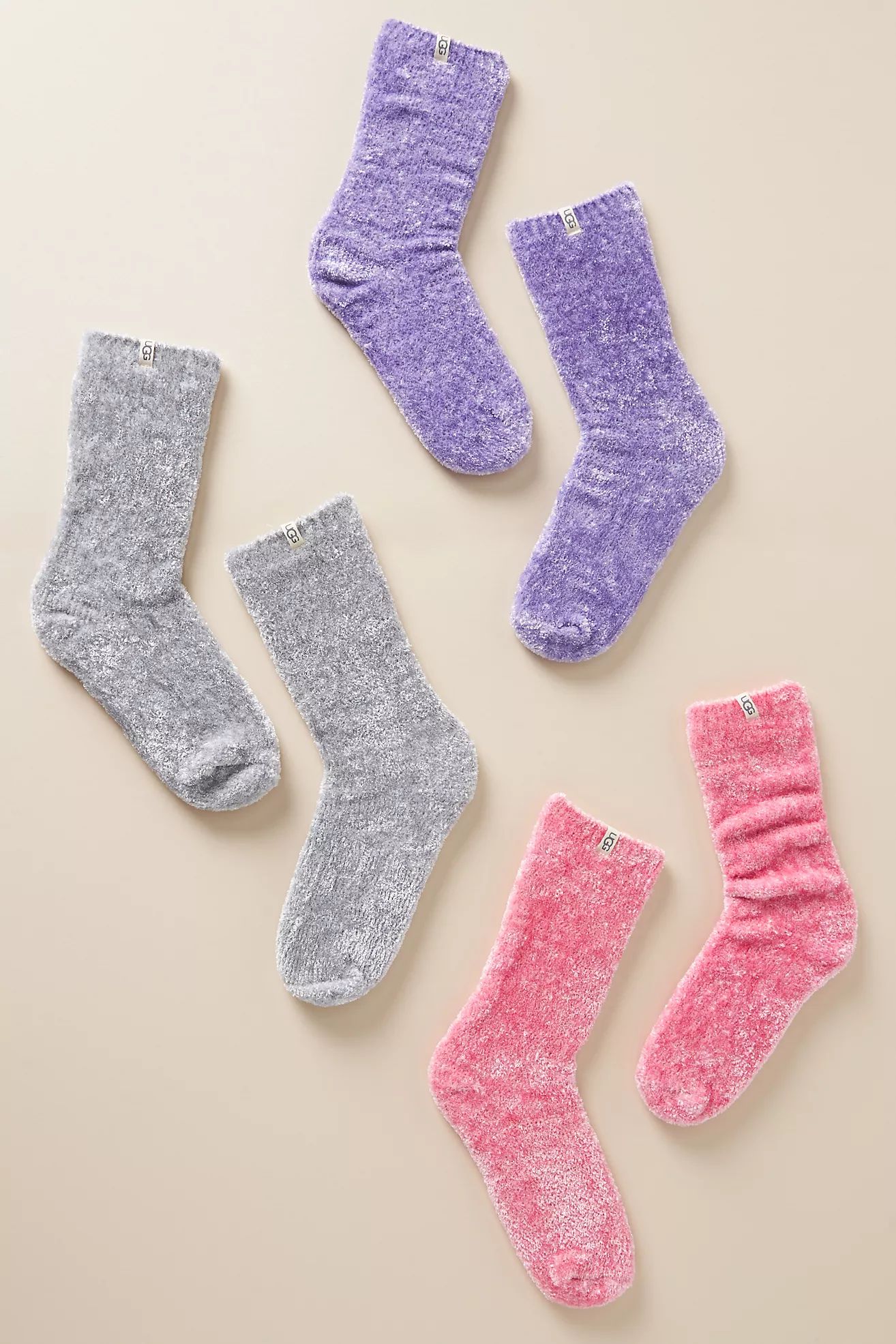 UGG Leda Sparkle Socks, Set of 3 | Anthropologie (US)