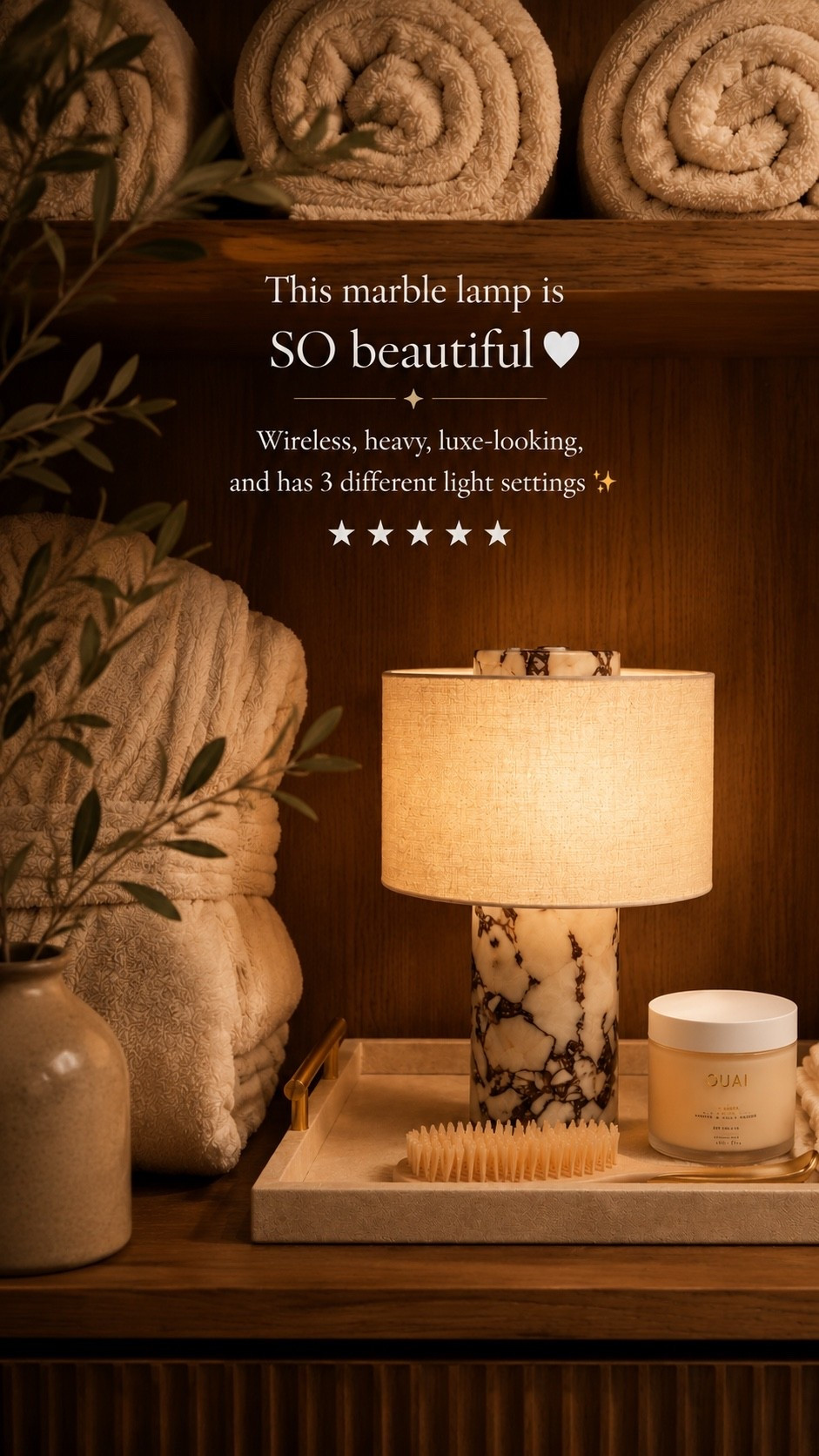 This marble lamp is so beautiful. Wireless, heavy, Lux looking, and has three different light settings.✨

Amazon affordable home decor
Interior design
Table lamp
Luxury finds
Bougie on a budget

Summerthompsonstyles

#LTKHome #LTKSaleAlert #LTKselfcare