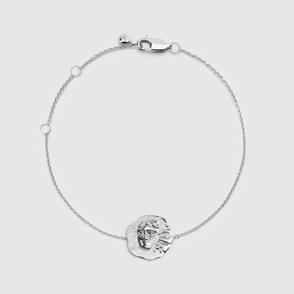 Sterling Silver Gemini Zodiac Chain Bracelet | Monica Vinader (US)