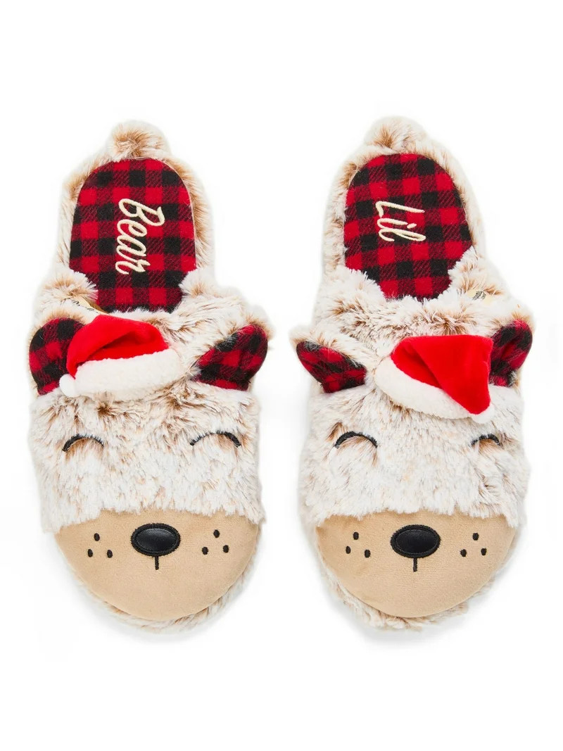 Dearfoams Cozy Comfort Matching Family Bear Slippers | Walmart (US)