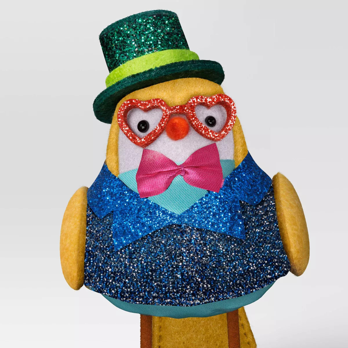 4.25" 3pk Christmas Featherly Friends™ Decor Tinsel Tidings - Wondershop™ | Target