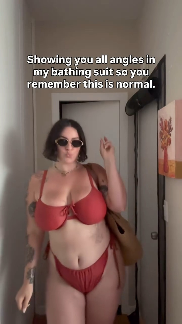 Happy summer. Wear the teeny bikini. Fat and all. K thanks ❤️ ps this one is under $25 and from @smartandsexy - big b00by friendly too! Linked in my stories ✨

#midsize #curvy #midsizestyle #size12 #size14 #smallfat #midsizeblogger #bikiniseason #summerbody #selflove #bodyneutrality #bodyacceptancemovement #curvywomen