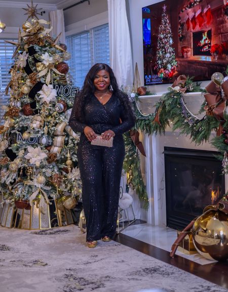 T’is the season to sparkle! ✨and my sparkling in my @Walmart holiday outfit 😍 #walmartpartner #walmartfashion @walmartfashion #ltkhome 

#LTKmidsize #LTKGiftGuide #LTKHoliday