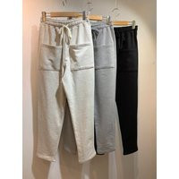 Women's Tapered Cotton Sweatpants With Front Big Pockets | Etsy (US)