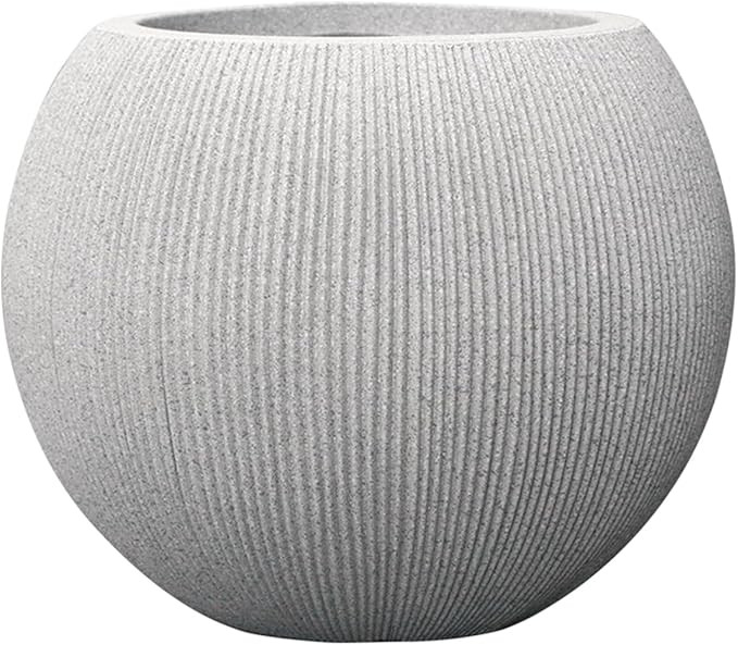 11.8" H X 14.5" D Round Plastic Planter with Drainage Hole & Plug, Large Lightweight Plant Pot, S... | Amazon (US)