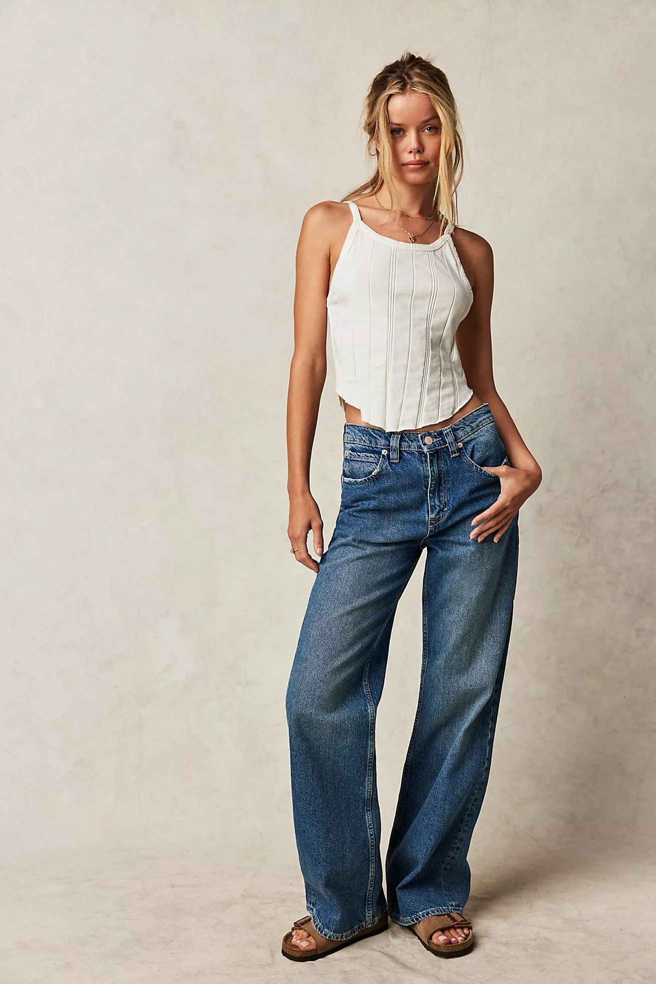 We The Free Tinsley Baggy High-Rise Jeans | Free People (UK)