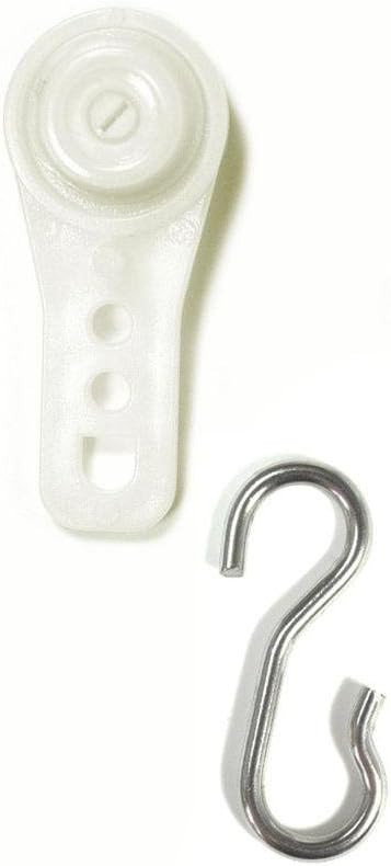 Kirsch 94004 Hand Draw Ceiling Mount Curtain Track Set (1-10 Pack Carriers-White) | Amazon (US)