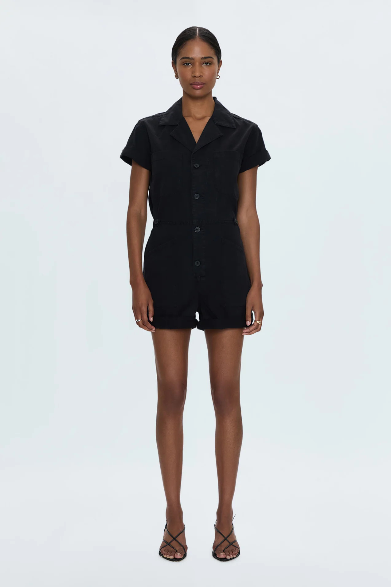 Parker Romper - Fade To Black | Pistola Denim