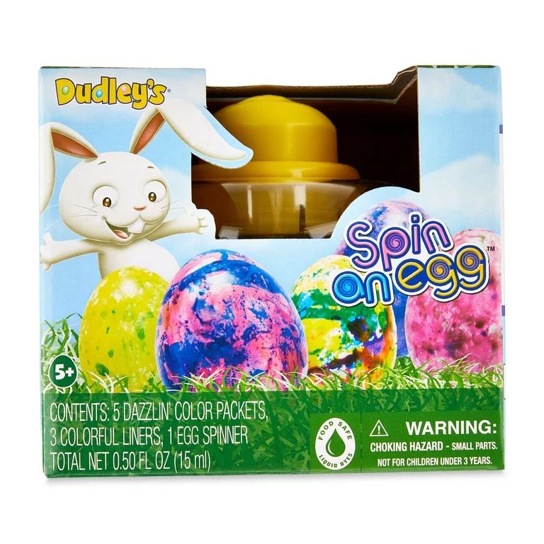 Dudley's Spin An Egg Decorating Kit, Easter Egg Dye Kit, Plastic Egg Spinner | Walmart (US)