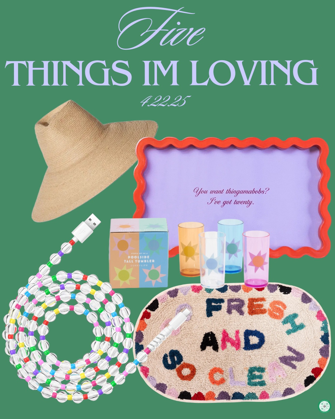4.22.25
5 things i’m loving...

#LTKHome #LTKStyleTip #LTKFindsUnder100