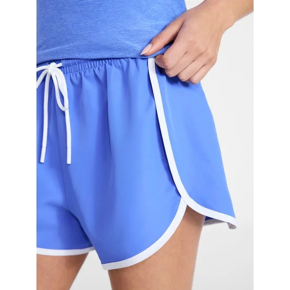 Athletic Works Women's and Women's Plus Piped Running Shorts, Sizes XS-4X | Walmart (US)