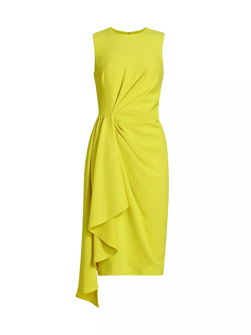 Pleated Side Drape Sheath Dress | Saks Fifth Avenue