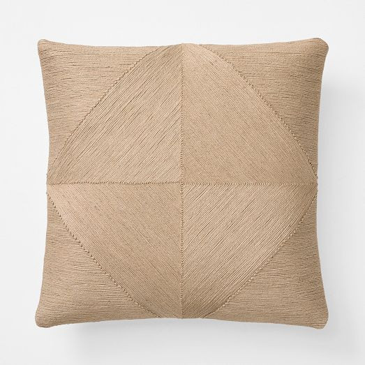 Jute Geo Pillow Cover | West Elm (US)