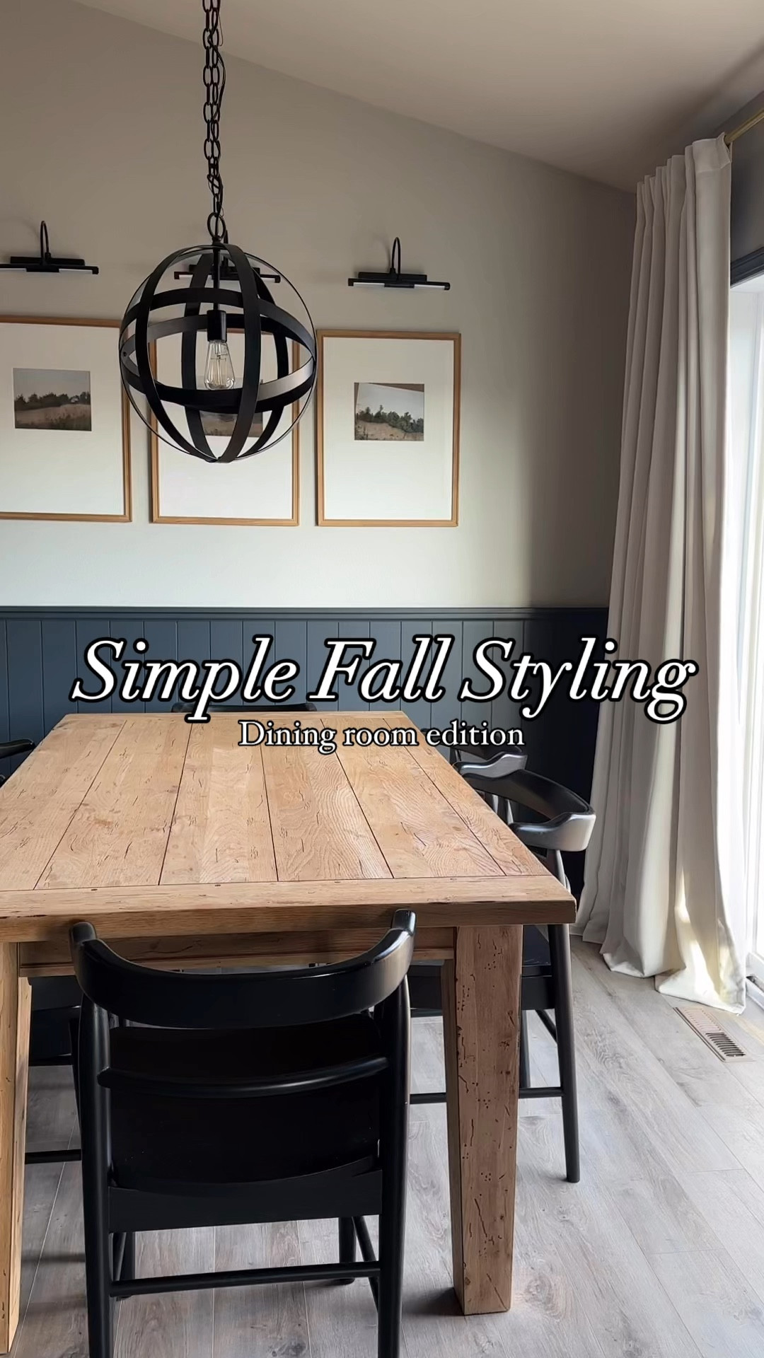 Simple fall styling for a small dining room 

#LTKStyleTip #LTKSeasonal #LTKHome