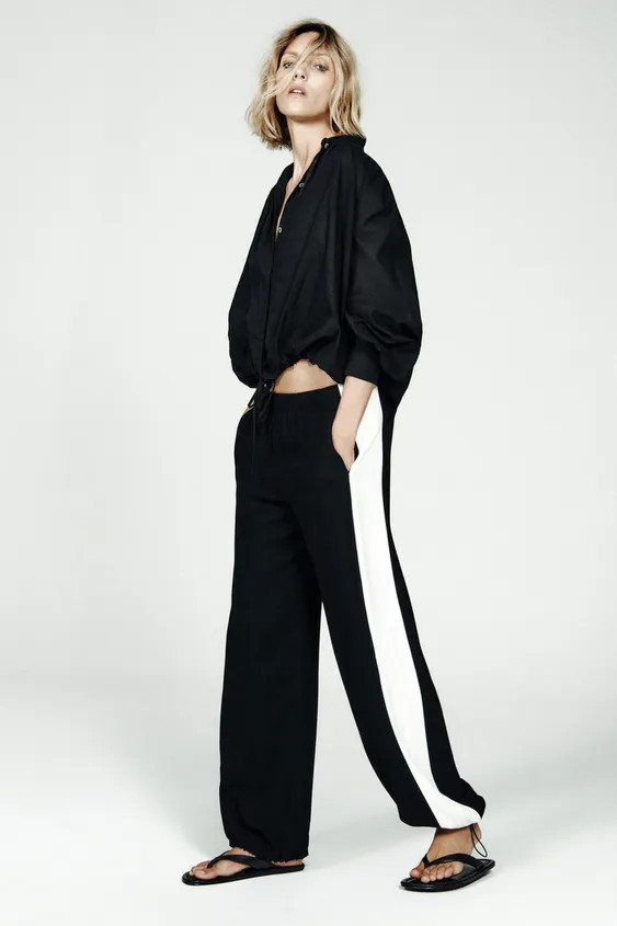 ZW COLLECTION SIDE STRIPE PANTS | Zara US