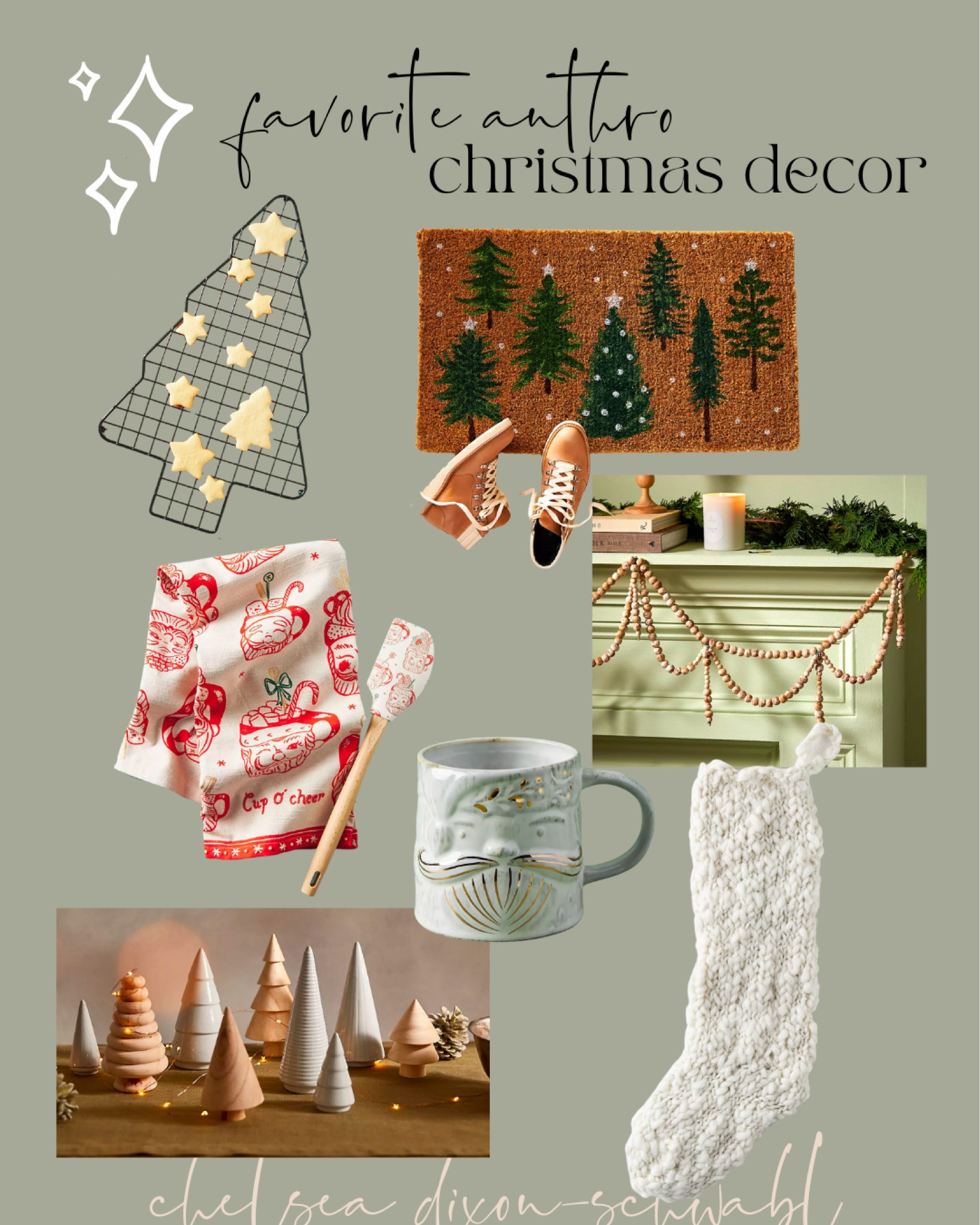 Favorite Anthropologie Christmas decor!

Anthro holiday / Christmas tree cookie rack / Christmas tree welcome mat / cute Christmas dish towel / Christmas boho beads / ceramic and wood Christmas trees / Santa mug / chunky wool knit stocking  

#LTKSeasonal #LTKHoliday #LTKhome