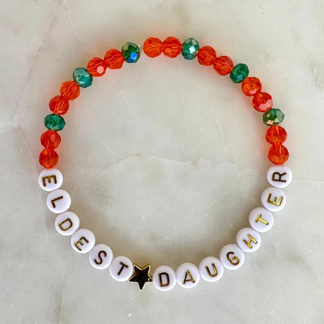 Eldest Daughter Showgirl Inspired Bracelets With Gold Star Accent Bead - Etsy | Etsy (US)