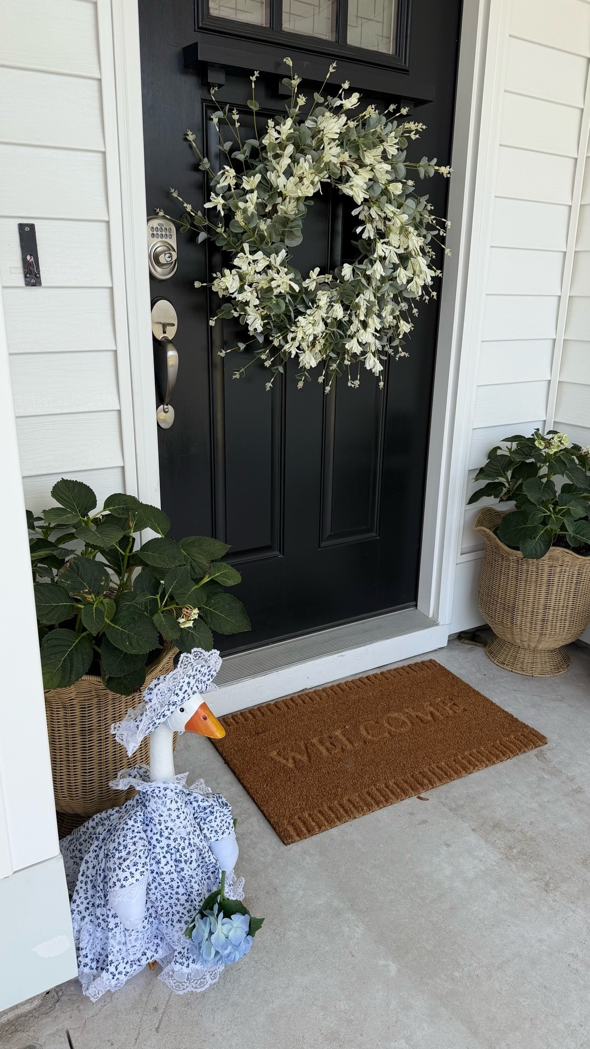 spring & summer porch decor! This wreath is wayfair and such great quality. And meet Gail the porch goose!! porch goose outfits from Amazon.

#LTKSeasonal #LTKHome #LTKdayinmylife