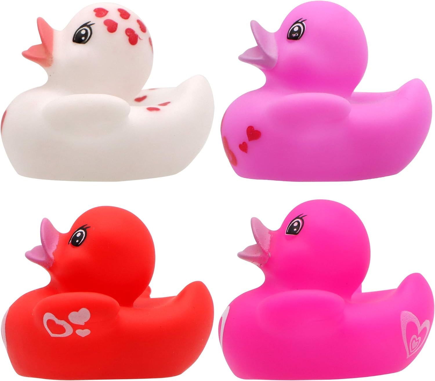JOYIN 28 Pack Valentine’s Day Gift Cards with Gift Mini Rubber Duck Bath Toys for Classroom Exc... | Amazon (US)