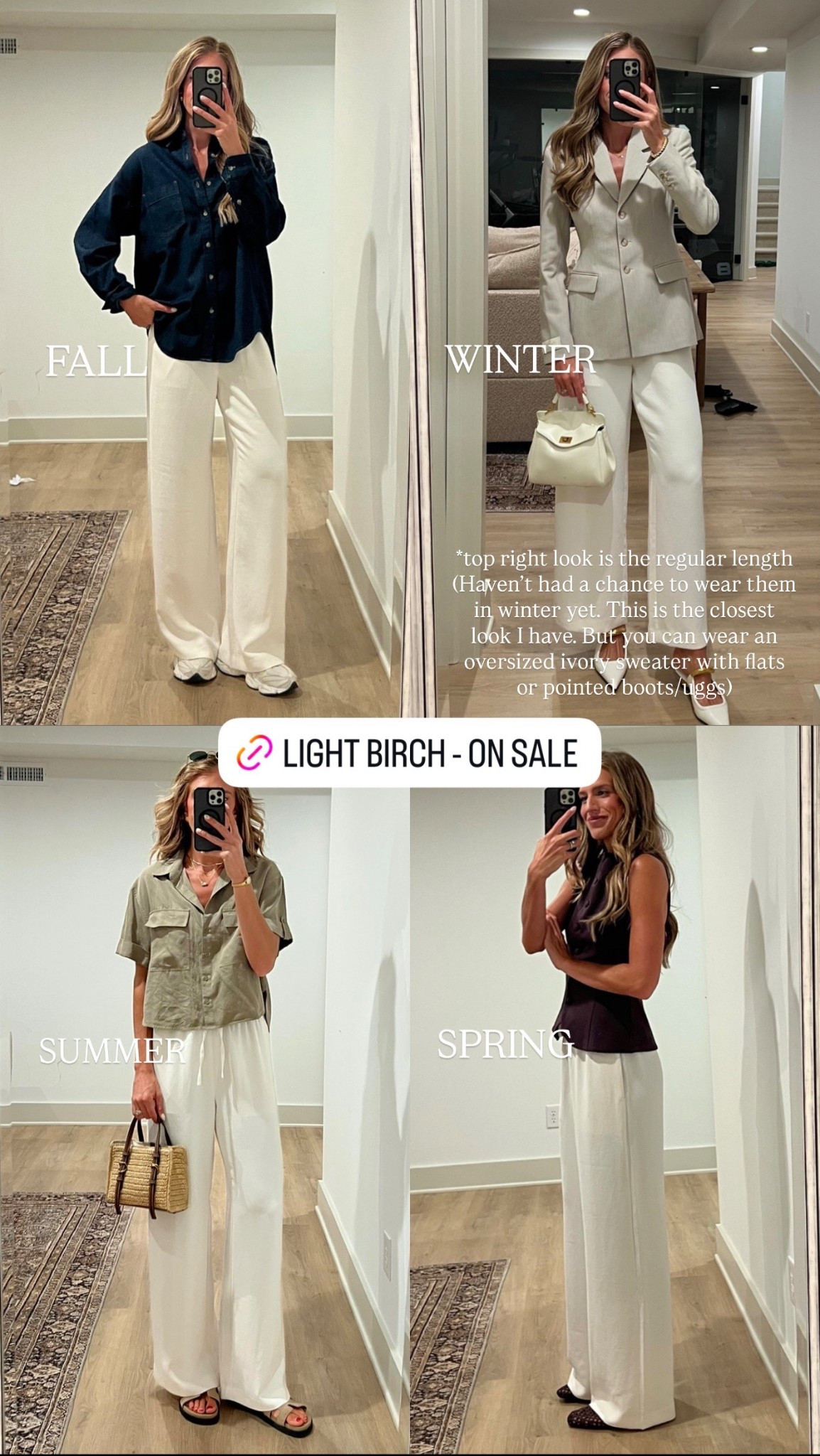 Aritzia lodge pants on sale! They never go on sale so now is the time to buy if you’ve been eying them! Tall sizes/long inseam! I’m wearing medium tall. I’m a true small/4/6 but I always prefer a looser fit so get your true size. This is the shade light birch. They are made of a material that is almost impossible to wrinkle. I never have had to iron mine! 




Aritzia, tall sizes, cyber sale

#LTKTall #LTKHoliday #LTKCyberWeek