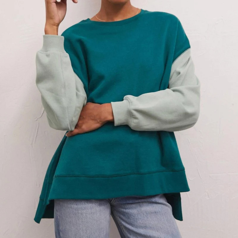 Z Supply Colorblocked Modern Weekender - Blue - XS | Verishop