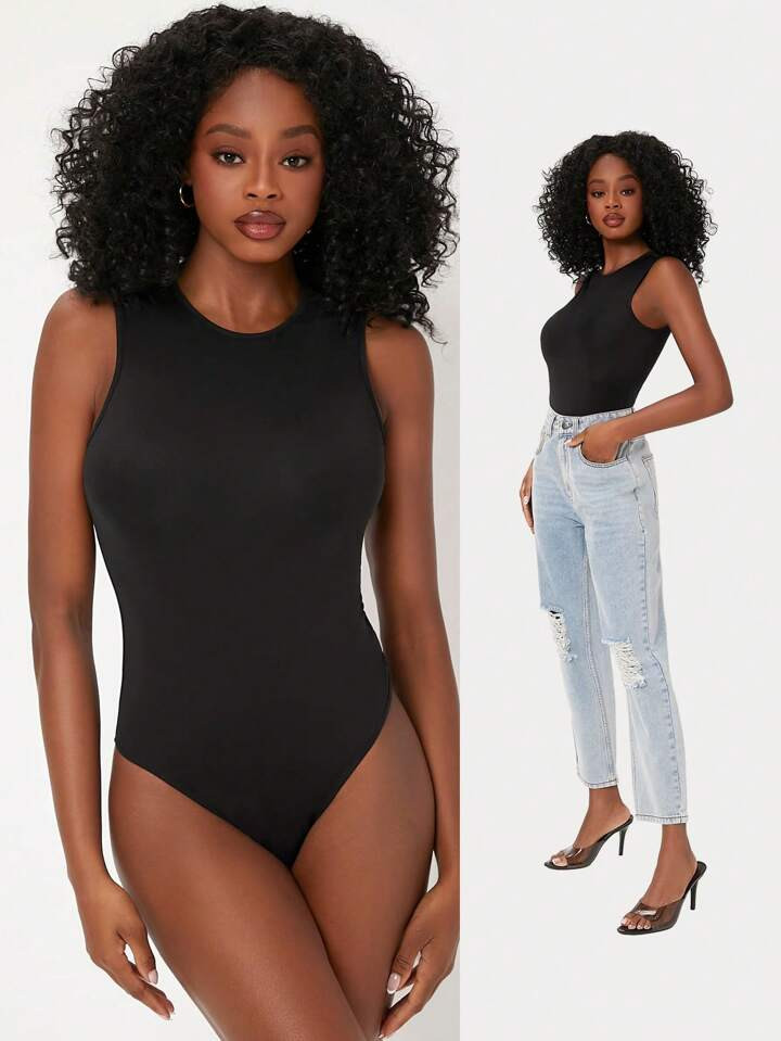 Black Bodysuit | SHEIN