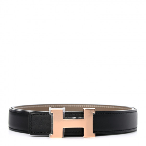 HERMES

Swift Epsom 24mm Mini Constance H Belt 85 Black Etoupe | Fashionphile