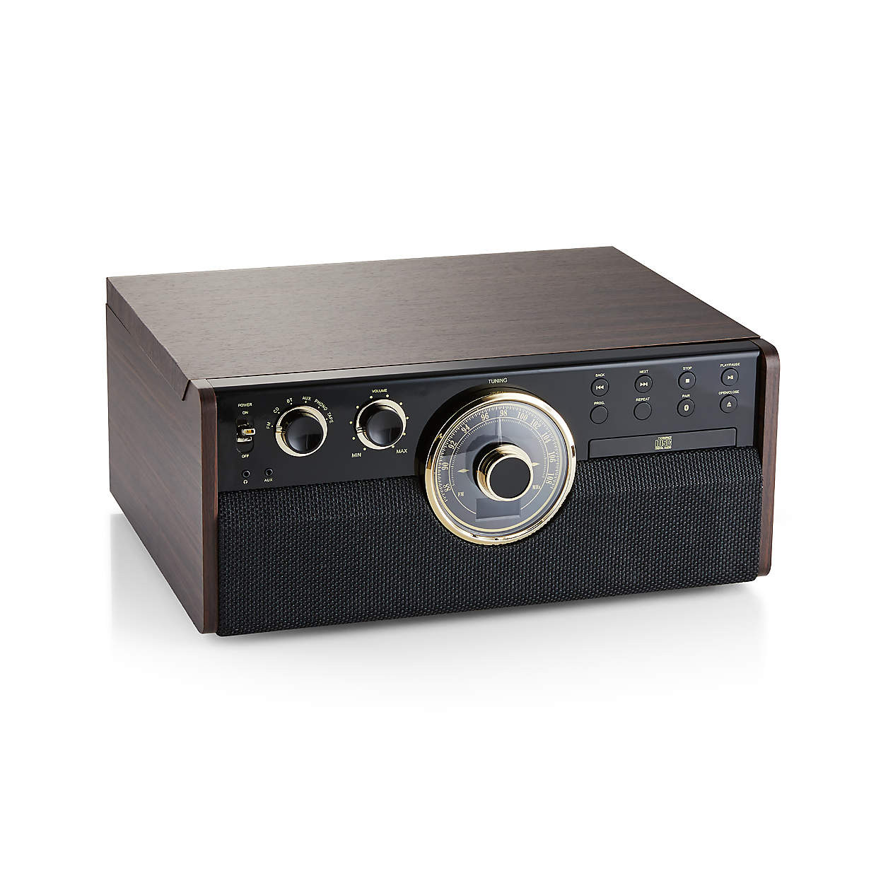 Victrola Empire Bluetooth Record Player + Reviews | Crate & Barrel | Crate & Barrel