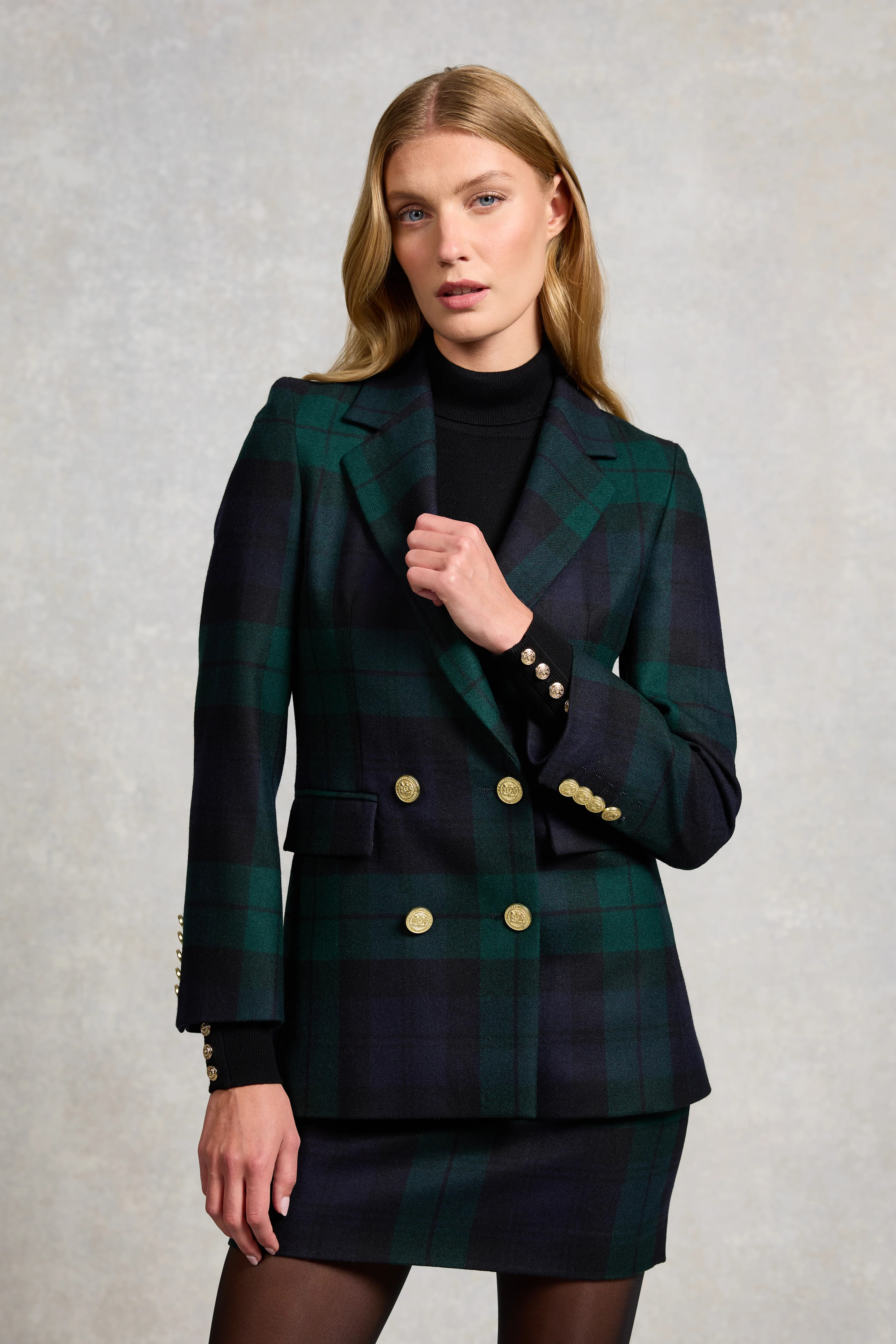 Double Breasted Blazer (Blackwatch) | Holland Cooper