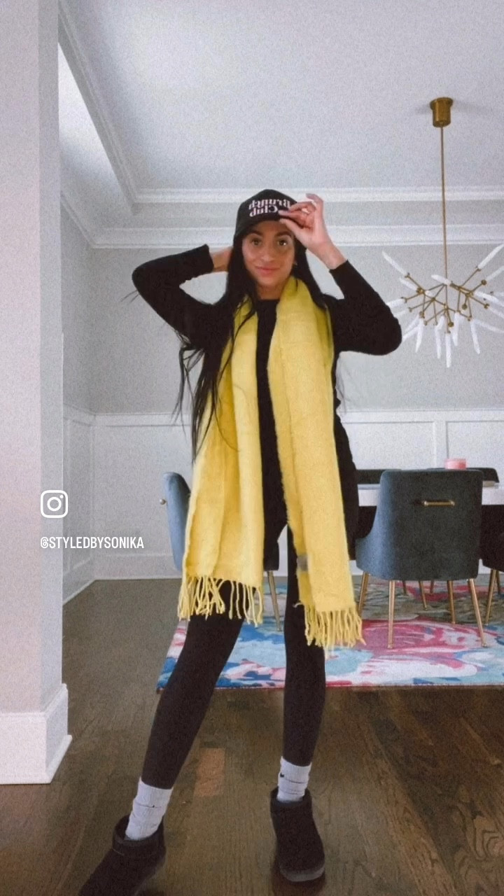 Pop of color
Neon yellow scarf
Grey gray coat


#LTKStyleTip #LTKFindsUnder50 #LTKSaleAlert