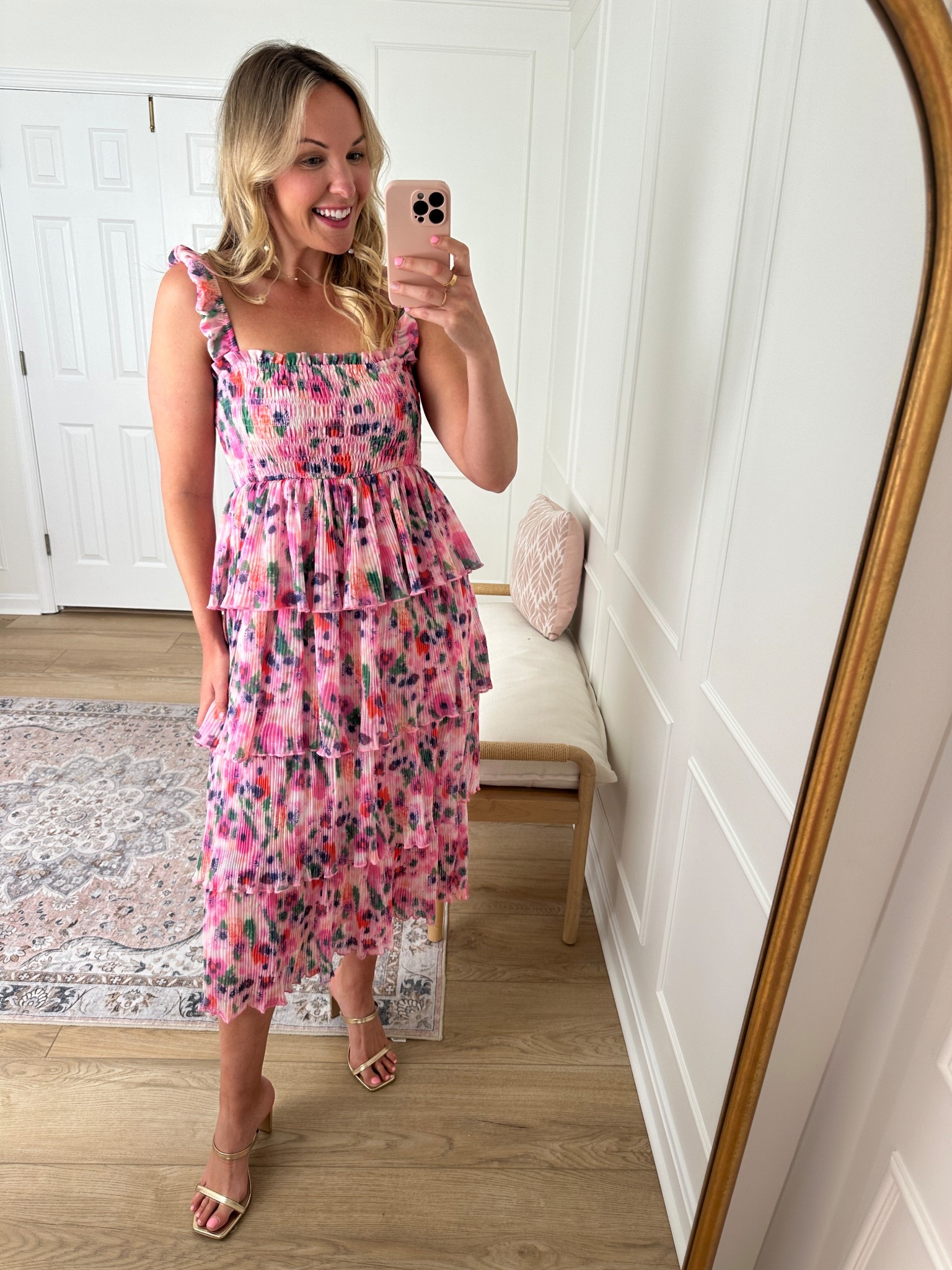 Love the colors and the tiered bottom! Spring event dress - graduation outfit - wearing a med 

#LTKStyleTip #LTKSeasonal #LTKMidsize