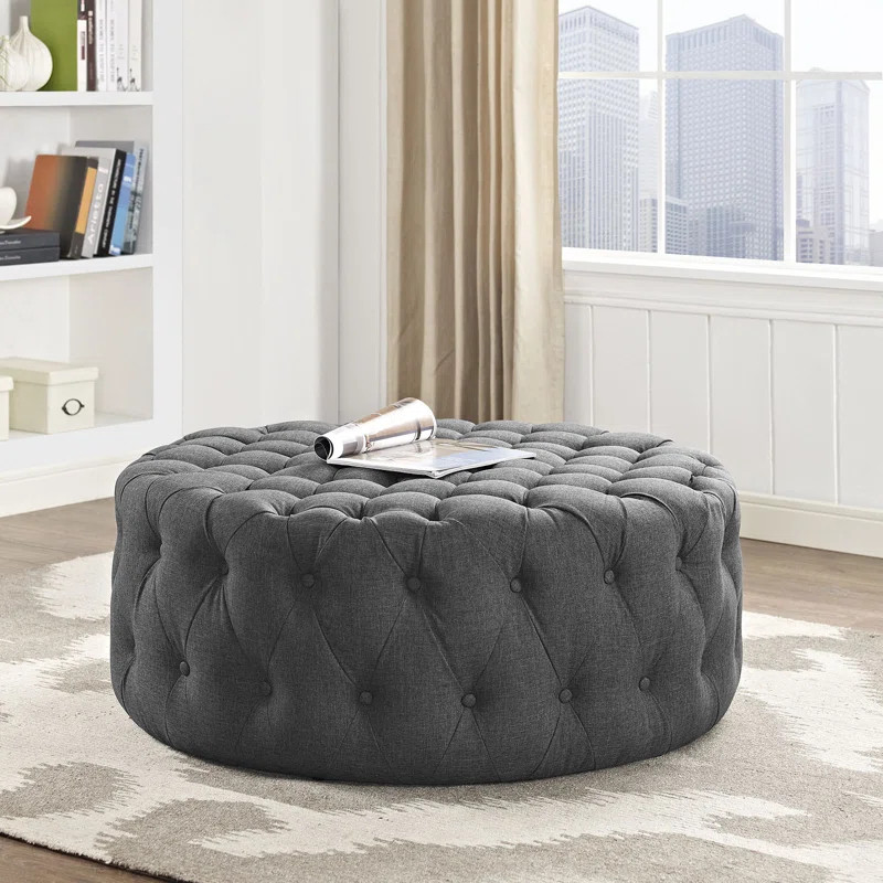 Upholstered Pouf | Wayfair North America