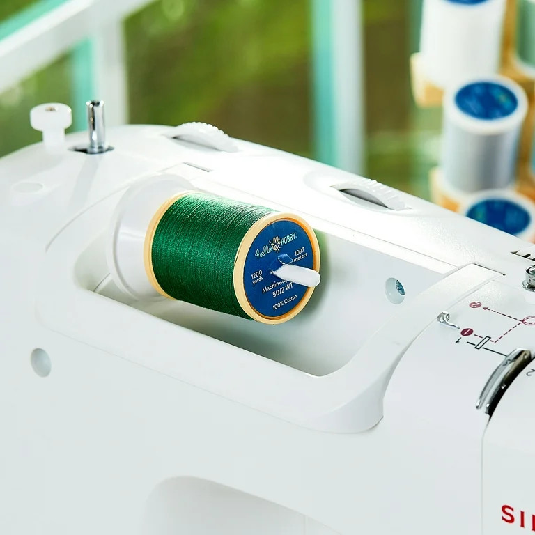 Hello Hobby Jelly Bean Green 100% Pima Cotton Quilting Thread, 50/2 WT, 1200 Yards | Walmart (US)