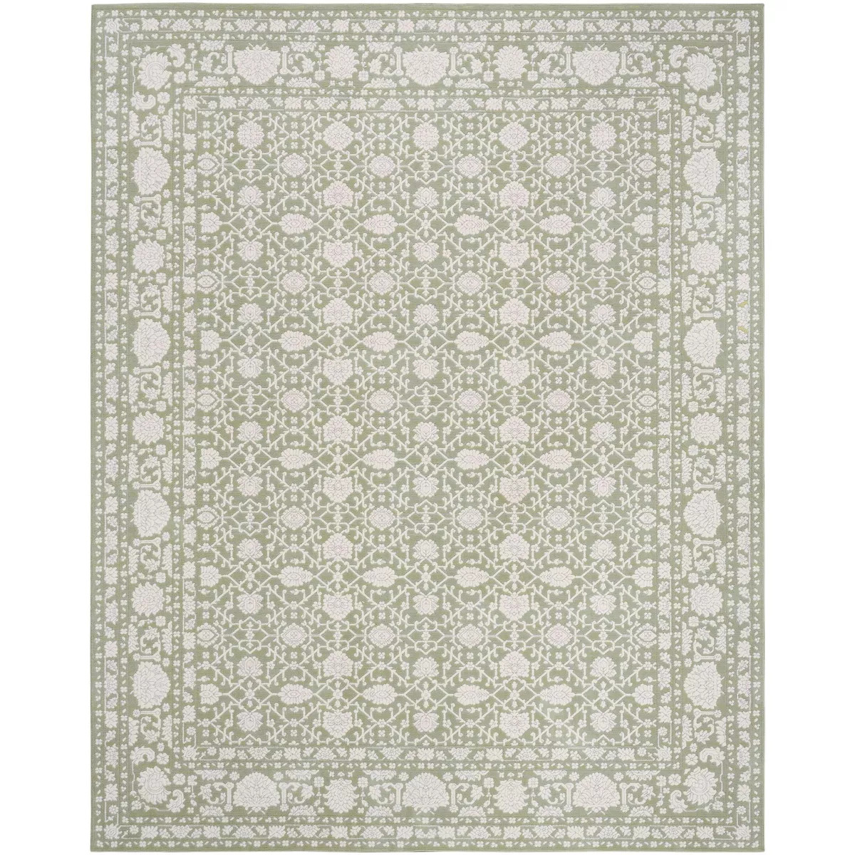Nourison Grace 7'10" x 9'10" Sage Vintage Indoor Rug | Target