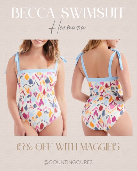 This swimsuit by Hermoza screams fun with its iconic pattern! Use my code MAGGIE15 for a 15% discount!
#swimwear #resortwear #summerready #onsalenow

#LTKswim #LTKstyletip #LTKsalealert