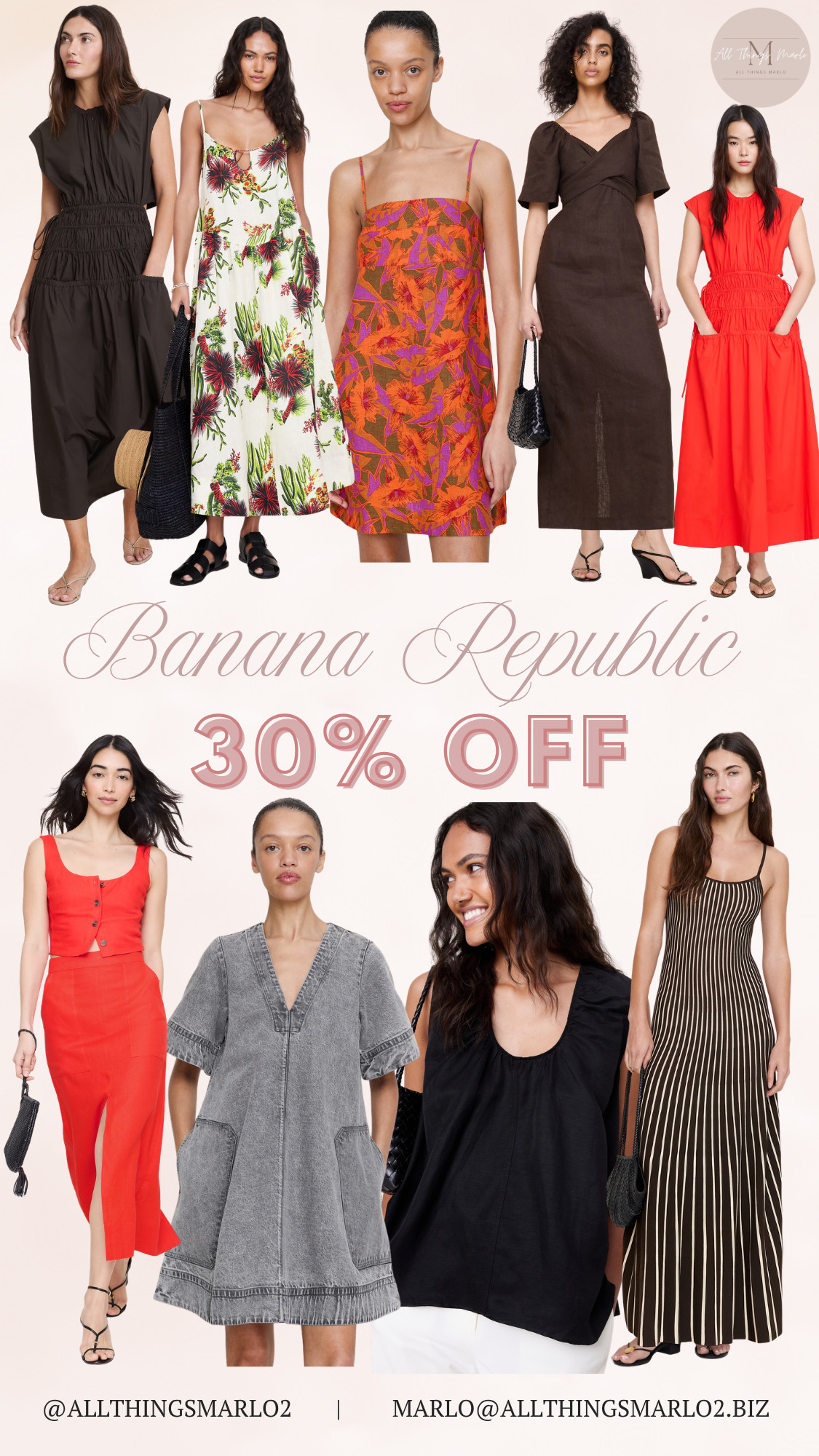 Banana republick 30% off sale 

 #LTKSeasonal #LTKSaleAlert #LTKTravel
