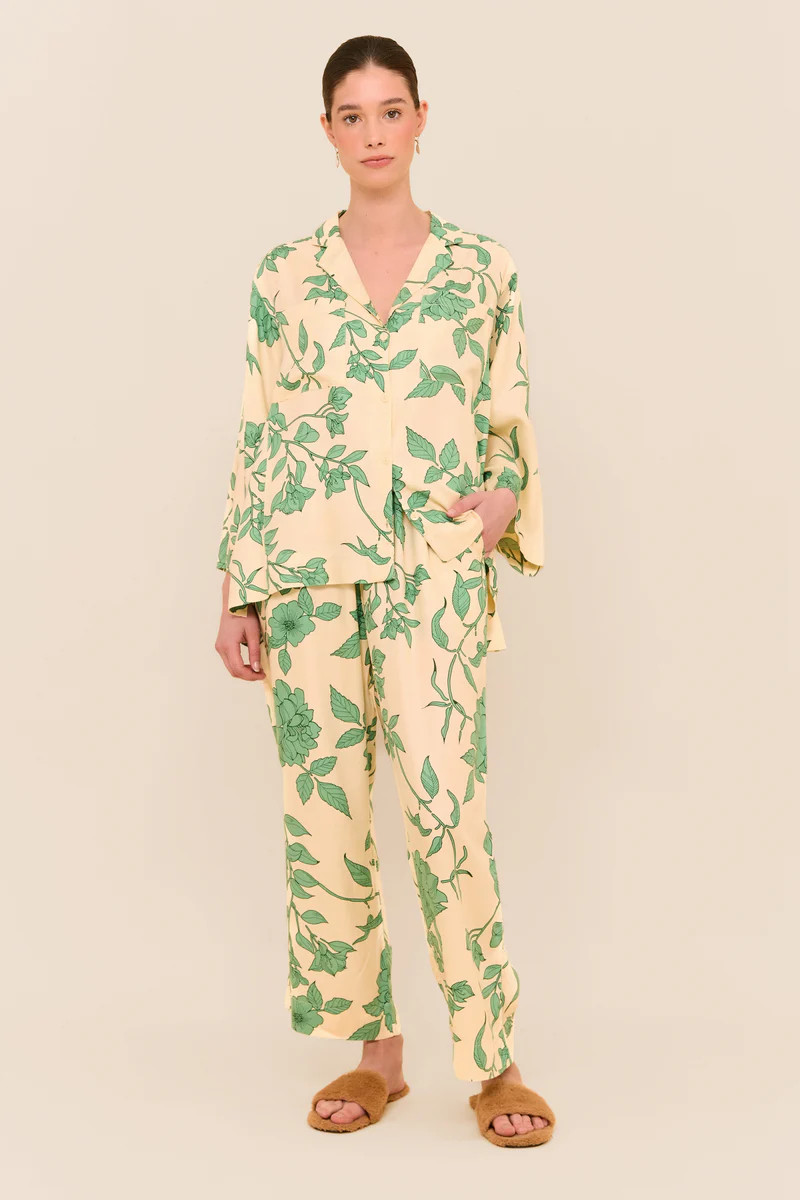 Peta Sleep Set - Long - Twill - Romantic Floral | Piyama US