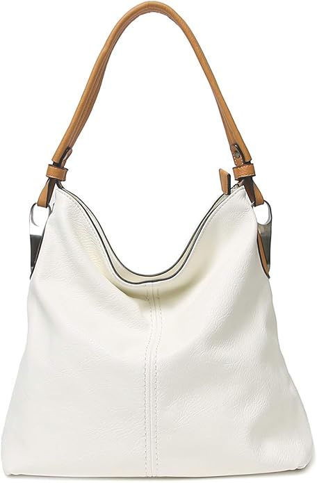 Janin Handbag Bucket Style Hobo Shoulder Bag with Extra Longer Strap | Amazon (US)