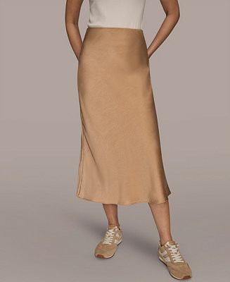 Women's Pull-On Midi Skirt | Macy's