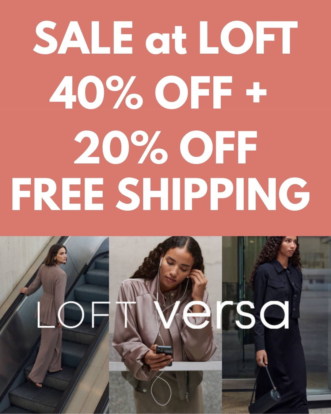 ‼️ SALE at LOFT ‼️ Save 40% OFF and an additional 20% OFF!! + FREE SHIPPING 
Cardholders get an extra 10% OFF 
Click any photo and SAVE!! Would be Appreciated 🫶 

Follow my LTK @fashionistanyc on the @shop.LTK app to view this post and get my exclusive app-only content!

#liketkit #LTKgrwm #LTKSaleAlert #LTKWorkwear #LTKTravel #LTKdayinmylife #LTKootd
@shop.ltk
https://liketk.it/5V7Nt
