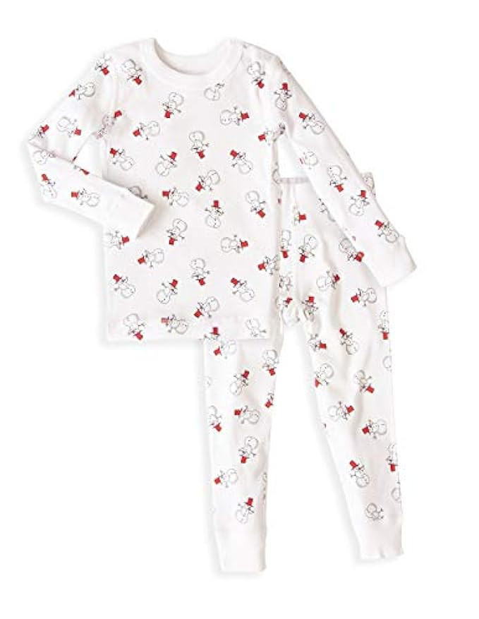 Skylar Luna Unisex Pajamas Set- 100% Organic Turkish Cotton- Unisex Long Sleeve Holiday Prints | Amazon (US)