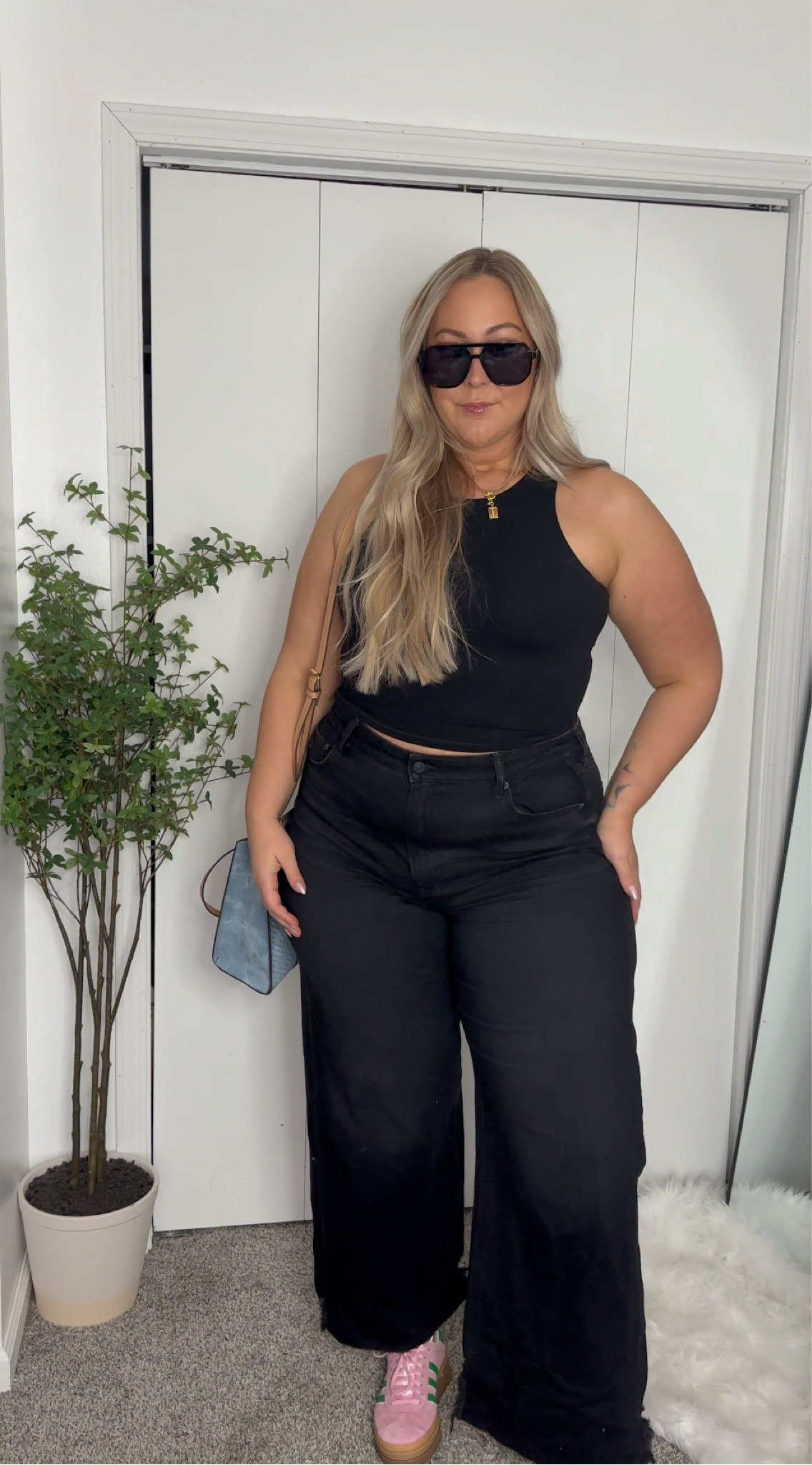 Wearing Xl in tank 16 long in jeans! Size down 1/2 size in sneakers 🌸


Jeans
Spring outfit 

#LTKfindsunder50 #LTKstyletip #LTKplussize