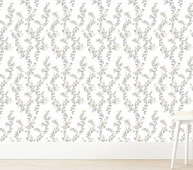 Floral Vine Wallpaper | Pottery Barn Kids